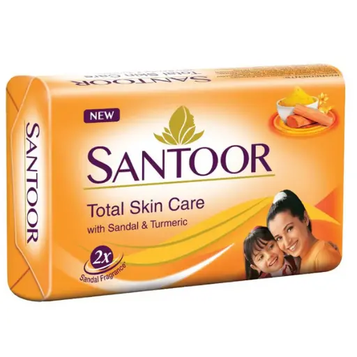Santoor sandal and turmeric Soap